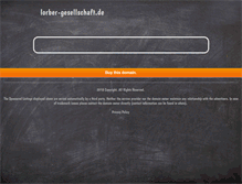 Tablet Screenshot of lorber-gesellschaft.de